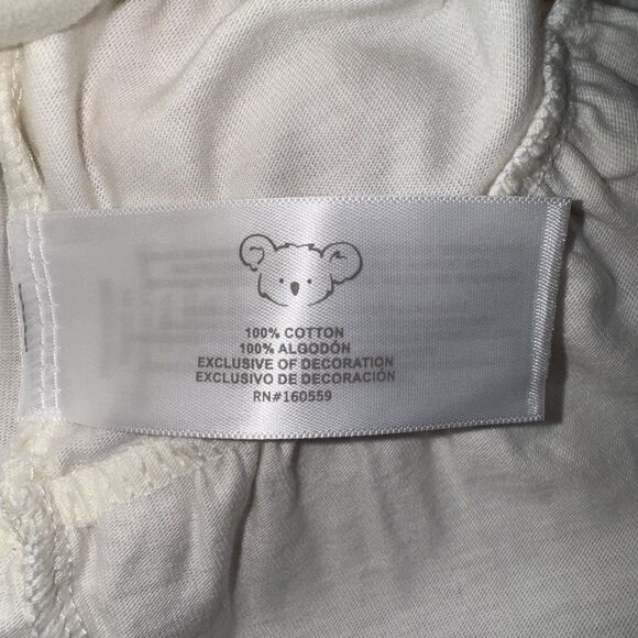 Koala Baby 3 Piece 18 Month Quilted Set Mauve Bunny Pink Pant Blouse Sweatshirt - Picture 8 of 9